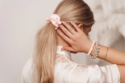 Silk hair scrunchies 22 momme