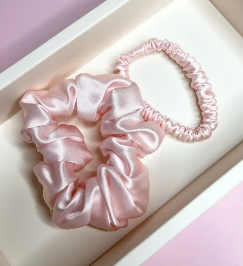 Silk hair scrunchies 22 momme
