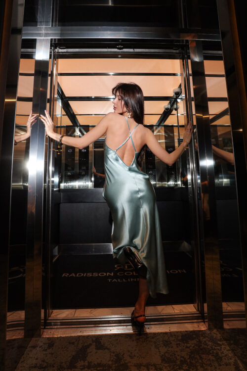 Silk dress